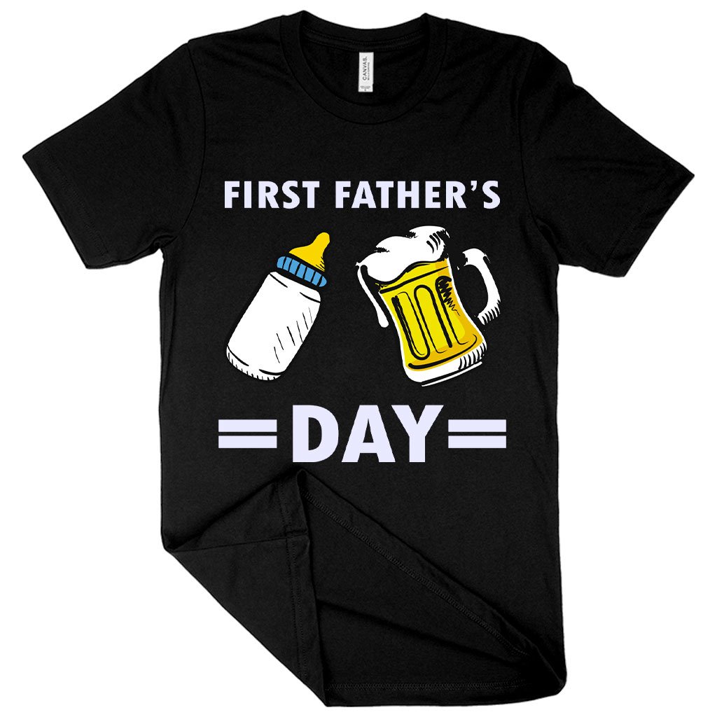 First Father's Day T-Shirt - Funny Father's Day T-Shirts