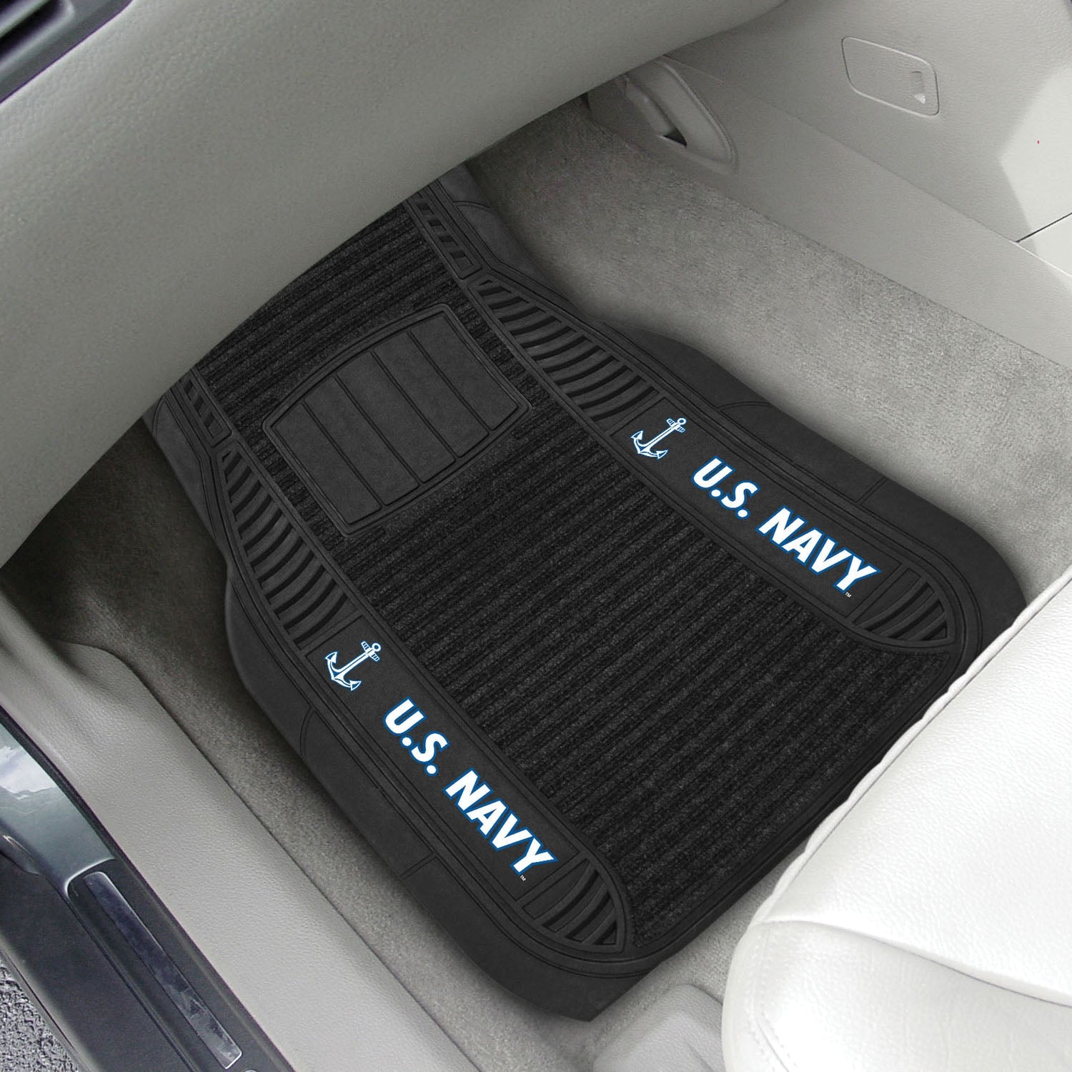 Fanmats Military  'Navy' Deluxe Car Mat