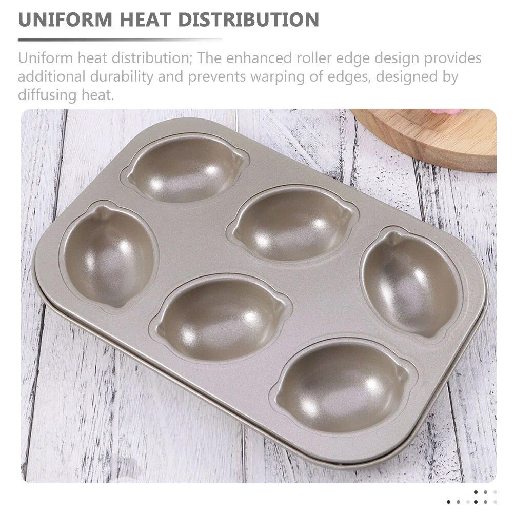 Charming Lemon Shaped Non-Stick Baking Sheet & Cupcake Mold