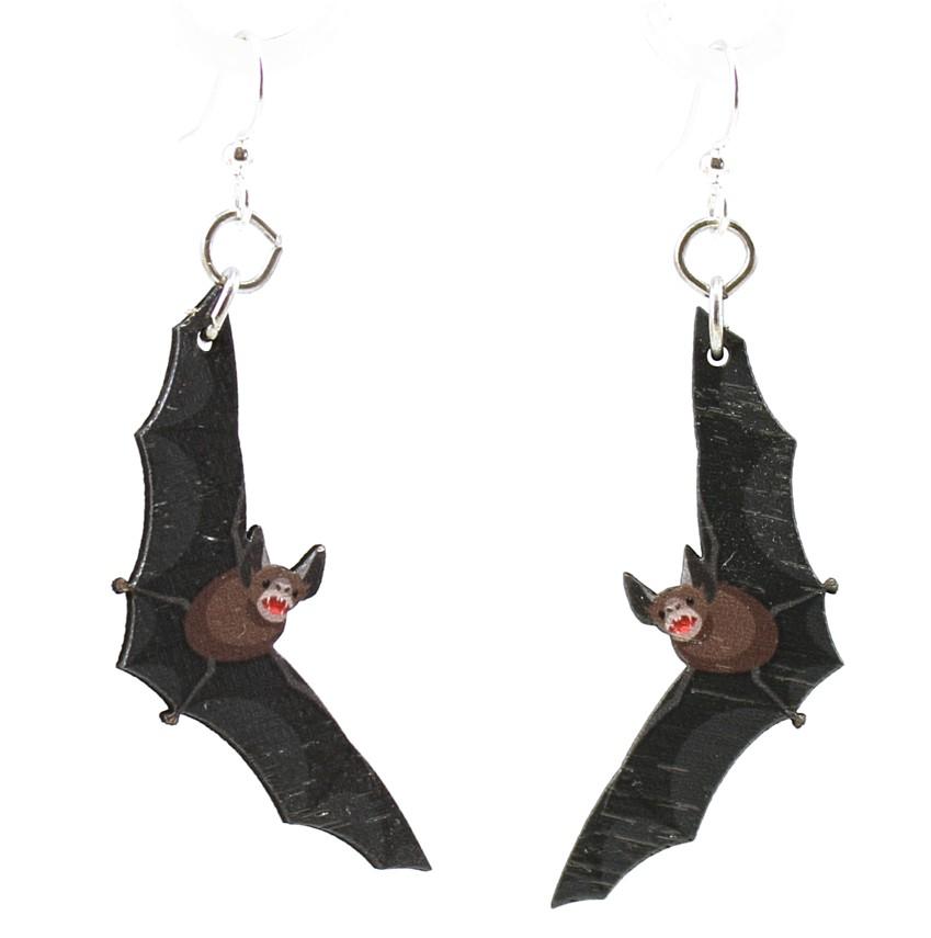 Spooky Bat Earrings #1589 | Red Sunflower