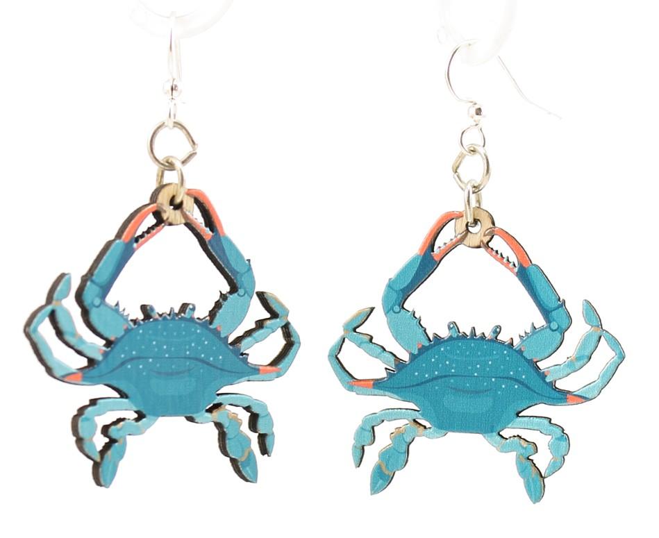 Blue Crab Earrings #1590 | Red Sunflower