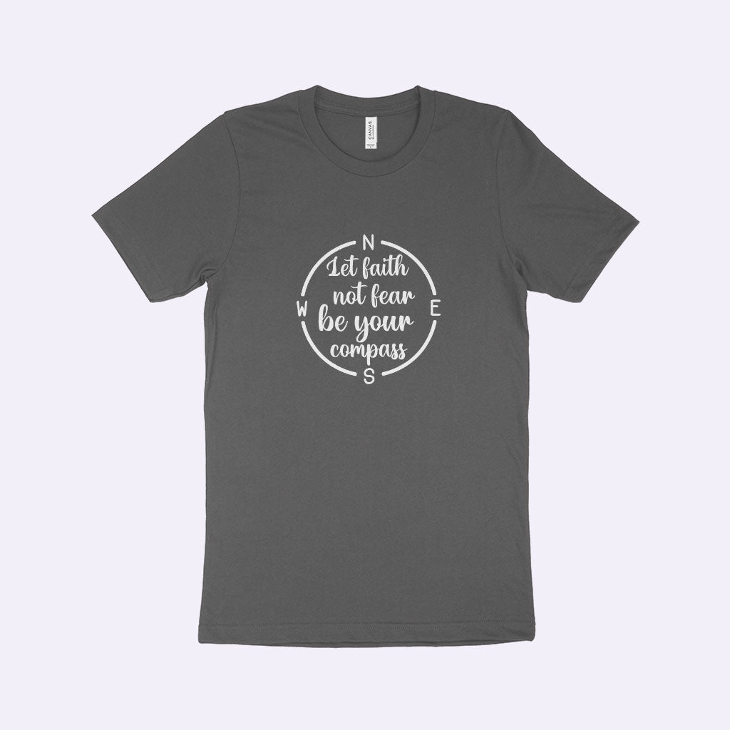 Let Faith Be Your Compass Unisex Jersey T-Shirt Made in USA