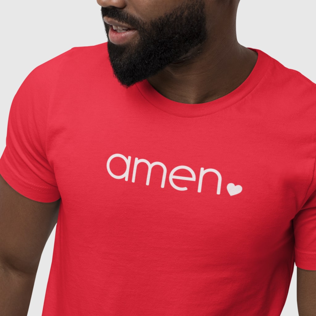 Amen Unisex Jersey T-Shirt Made in USA