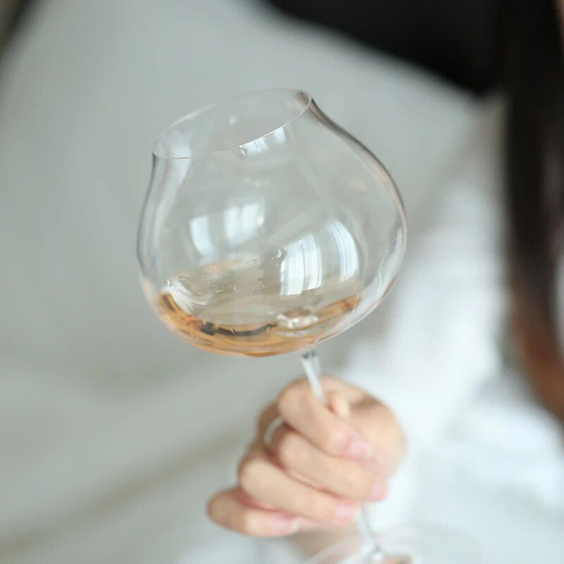 Super Thin Crystal Burgundy Wine Glass - Sommelier's Choice for Exclusive Tastings