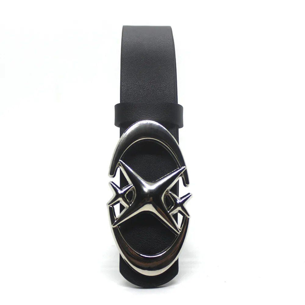 Stellar Punk Moon-Star Buckle Belt