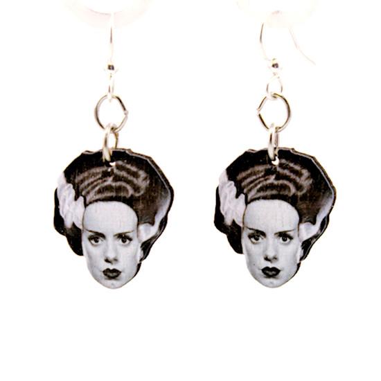 Bride of Frankenstein Earrings #1615 | Red Sunflower