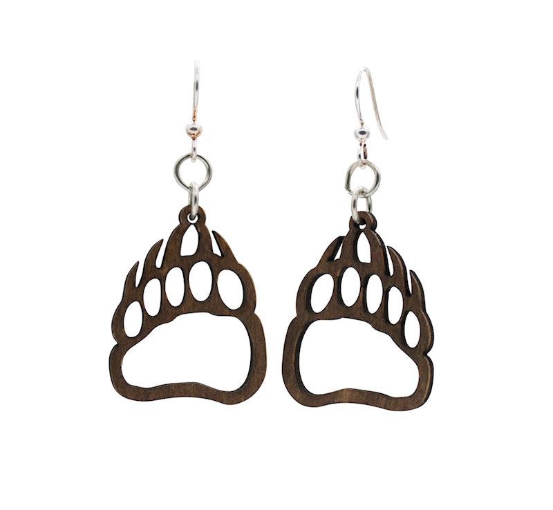 Bear Paw Earrings #1619 | Red Sunflower