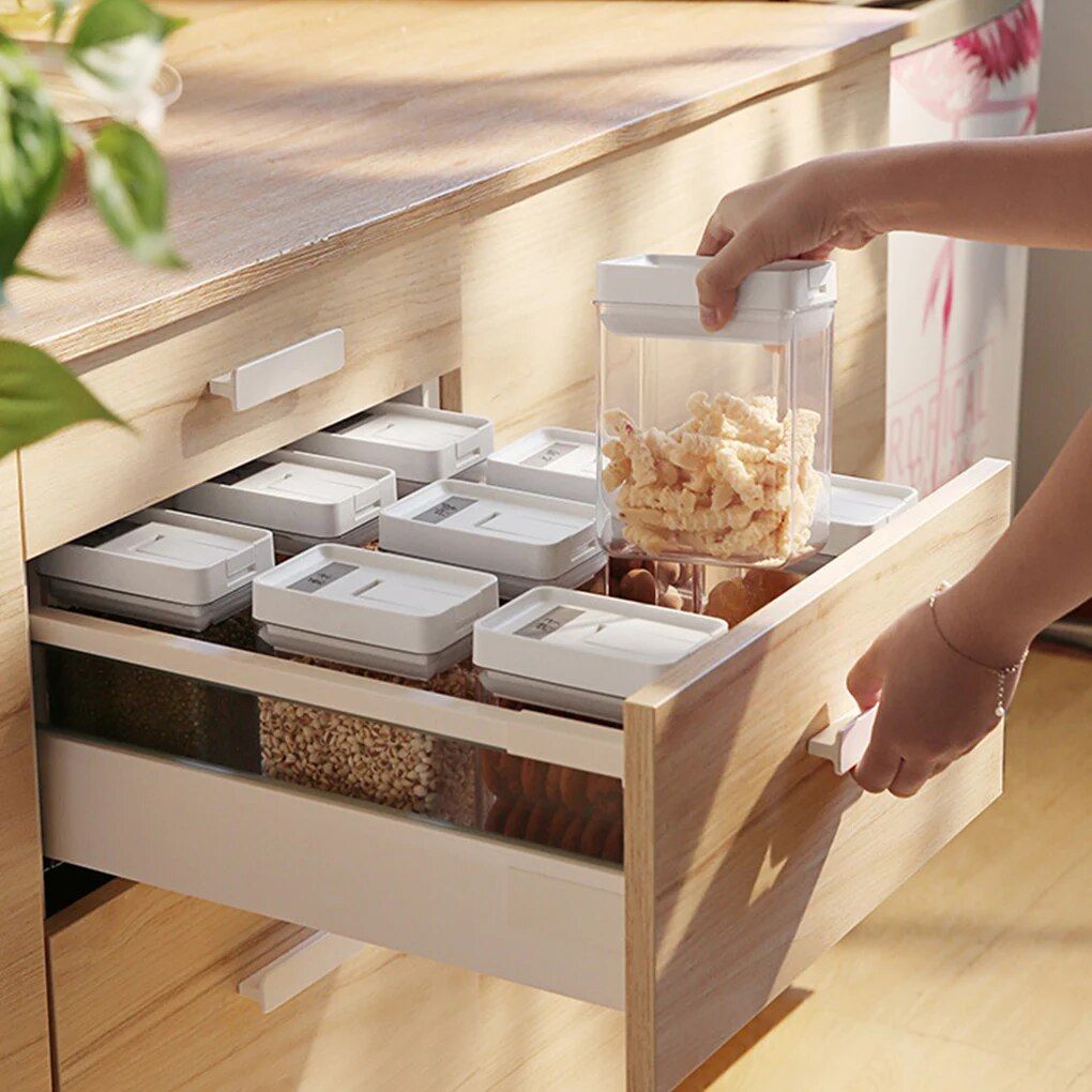 Sleek Square Storage Jar