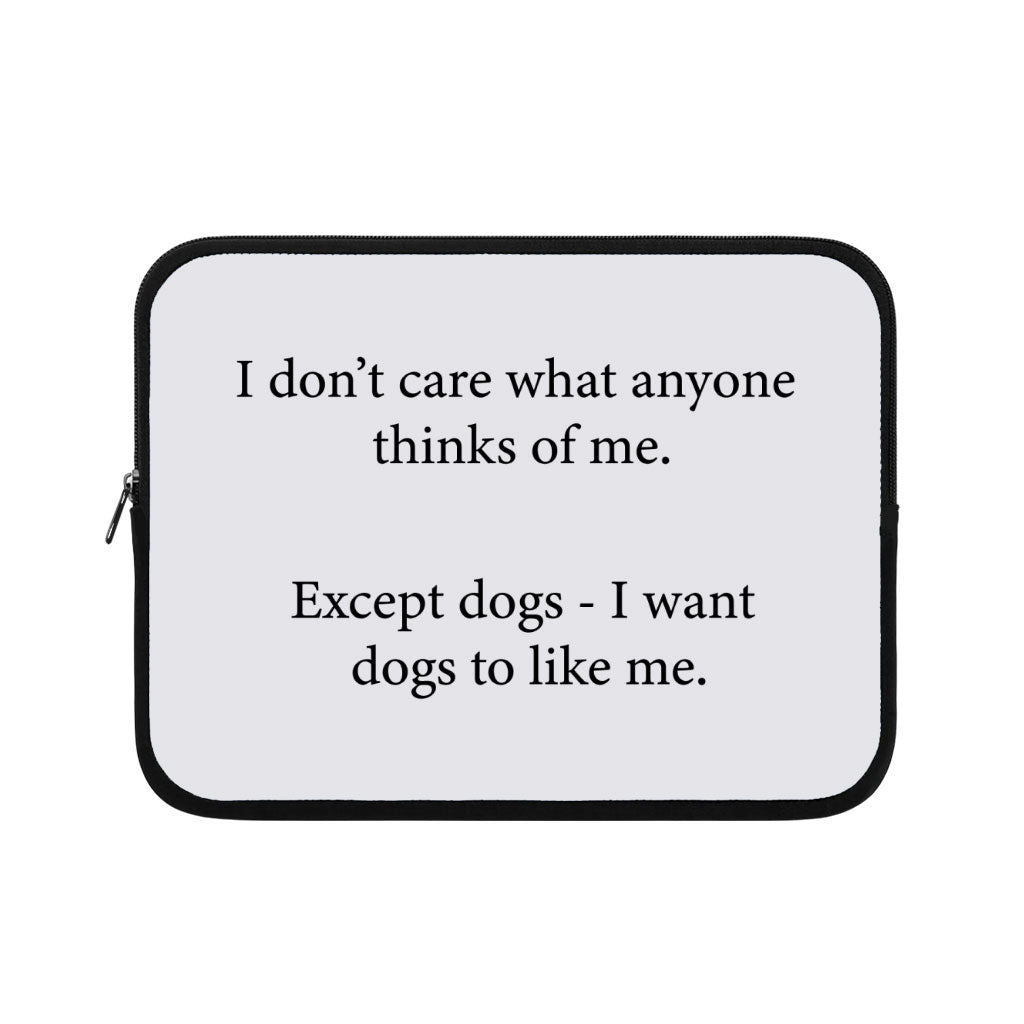 Dog Lover iPad Sleeve - Printed Tablet Sleeve - Funny Carrying Case