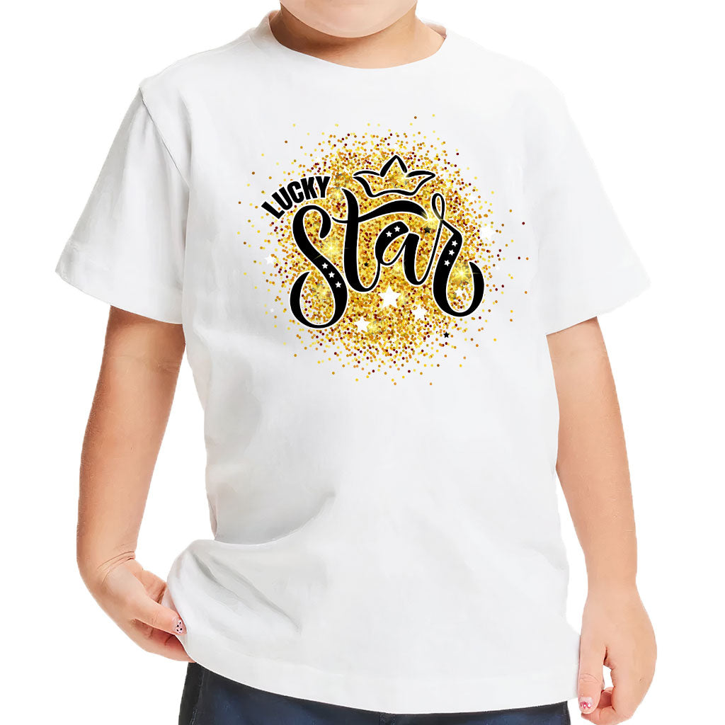 Lucky Star Toddler T-Shirt - Cute Kids' T-Shirt - Themed Tee Shirt for Toddler