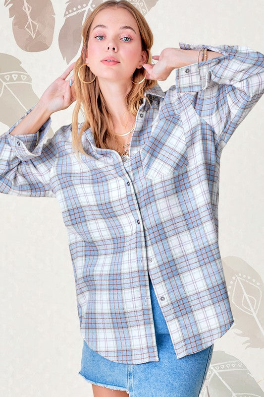 Dreamy Flannel Shirt (more color options)