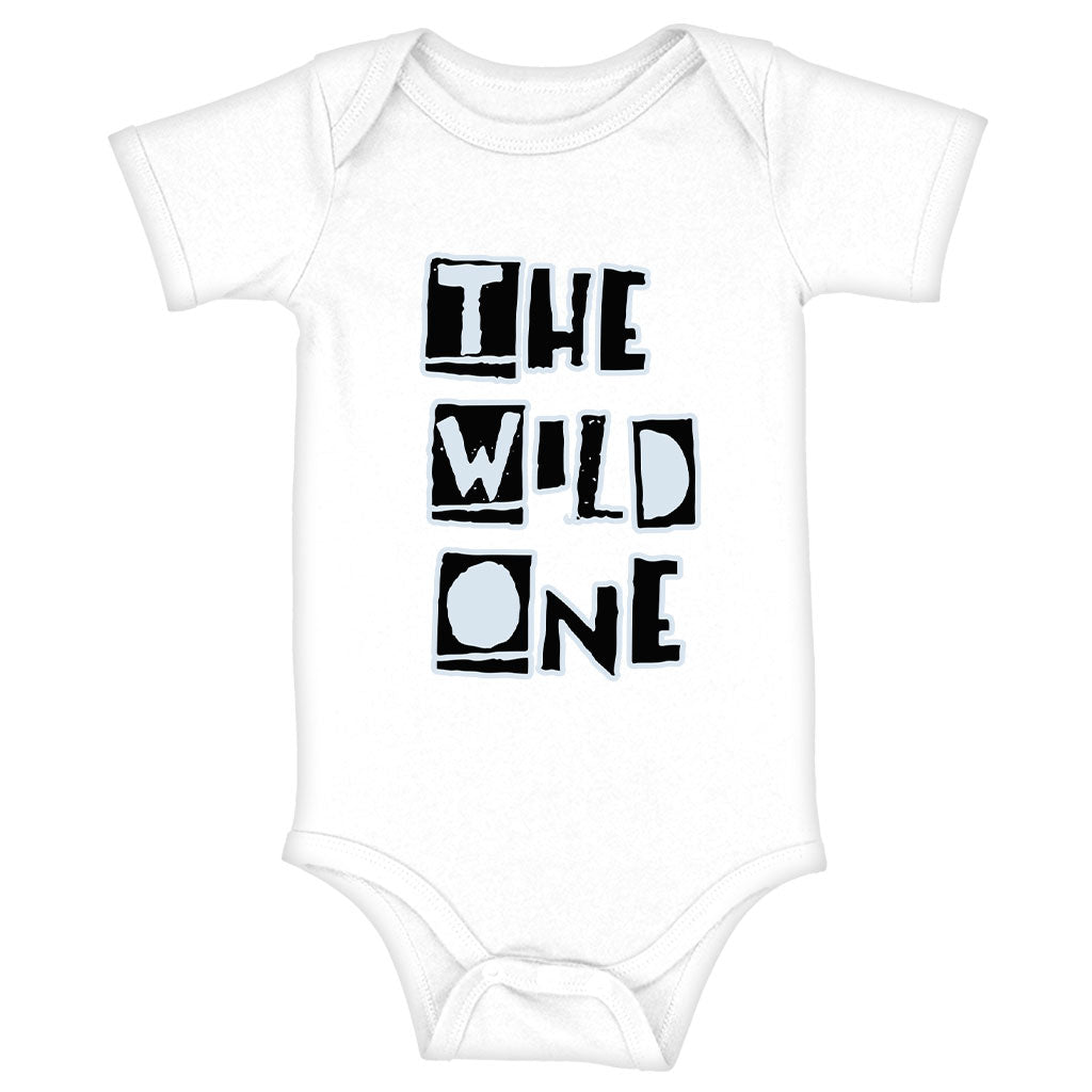 The Wild One Baby Jersey Onesie - Best Design Baby Bodysuit - Trendy Baby One-Piece