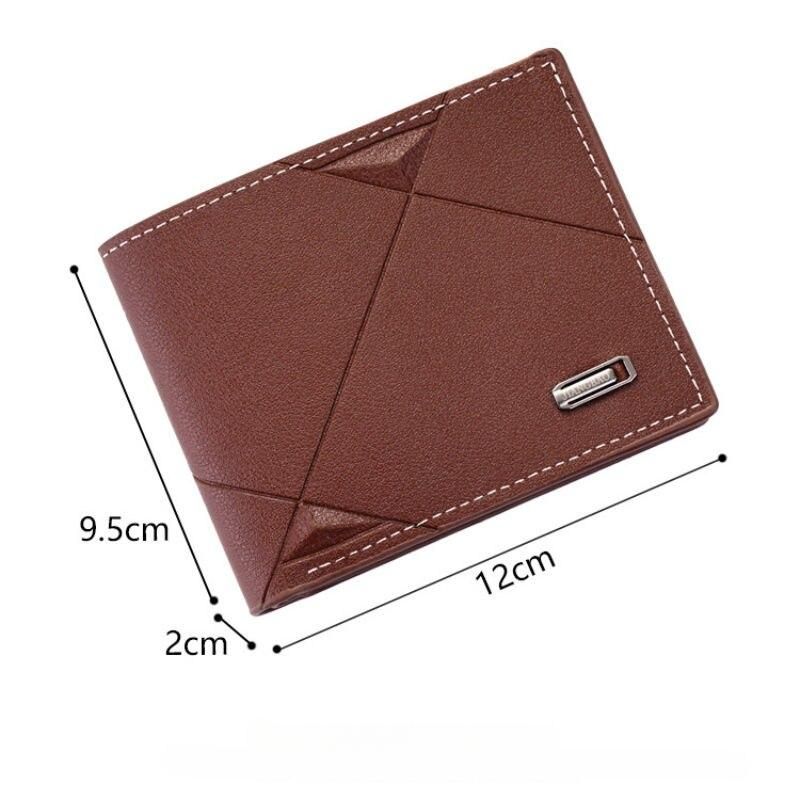 Compact Elegance: Women's Faux Leather Bifold Wallet with Multi-Card Slots