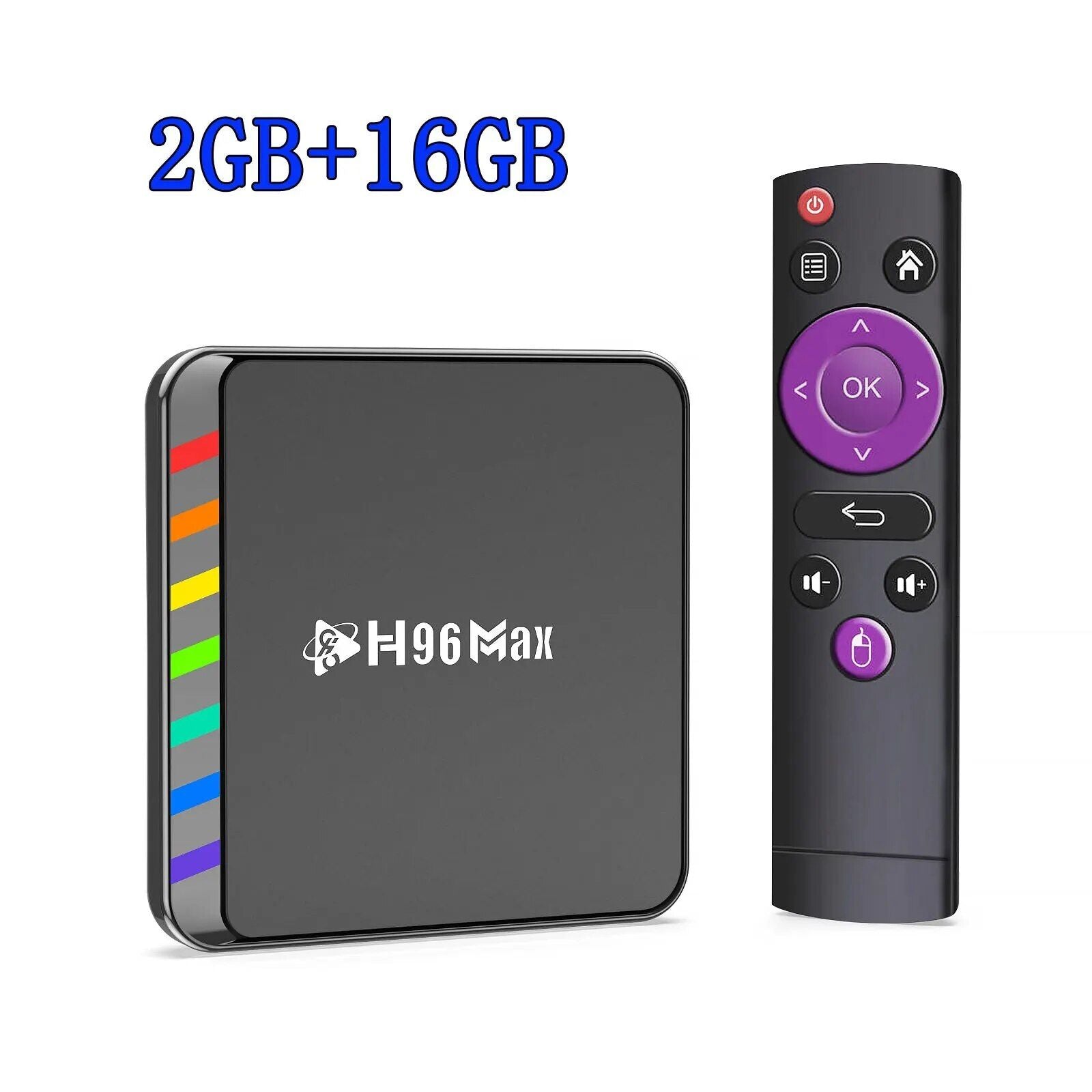 4K Ultra HD Smart TV Box - Android 11, Quad-Core, 64GB Storage, WiFi 6, Bluetooth 5.0