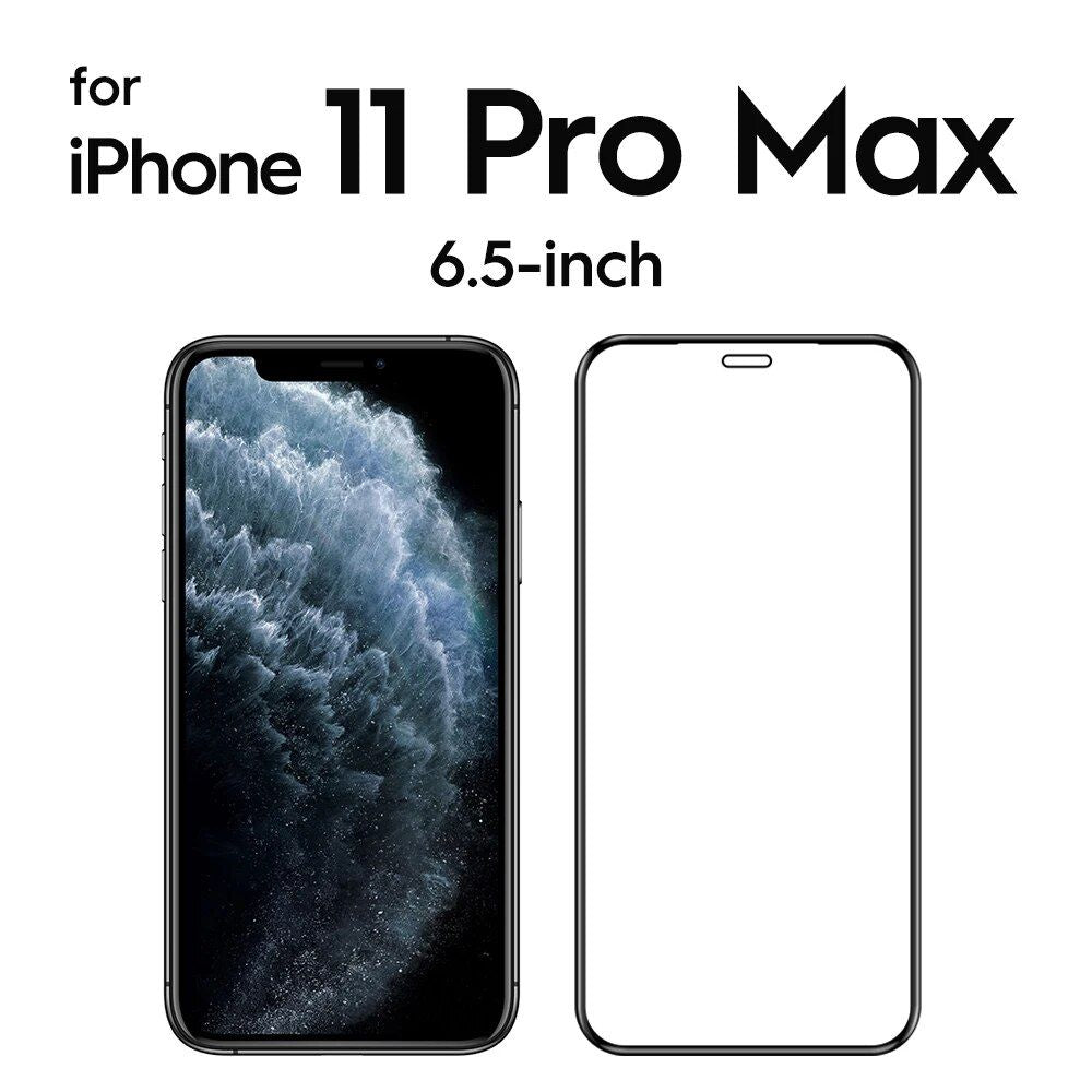 Ultra HD Tempered Glass Screen Protector for iPhone 15 Pro Max 14 Pro 13 12 Mini 11 XR - Full Coverage, Anti-Blue Light