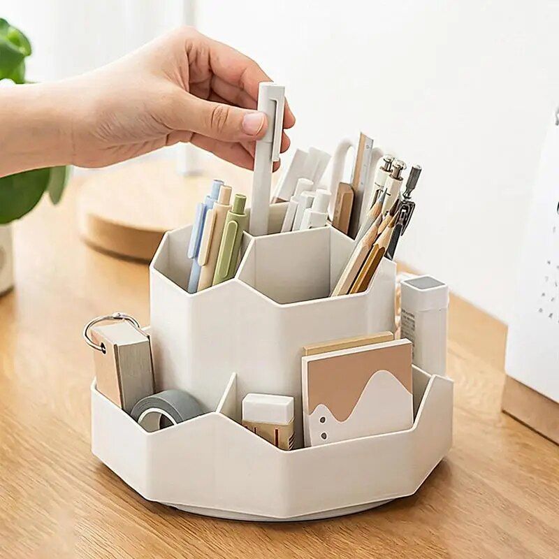 360° Rotating Desk Organizer