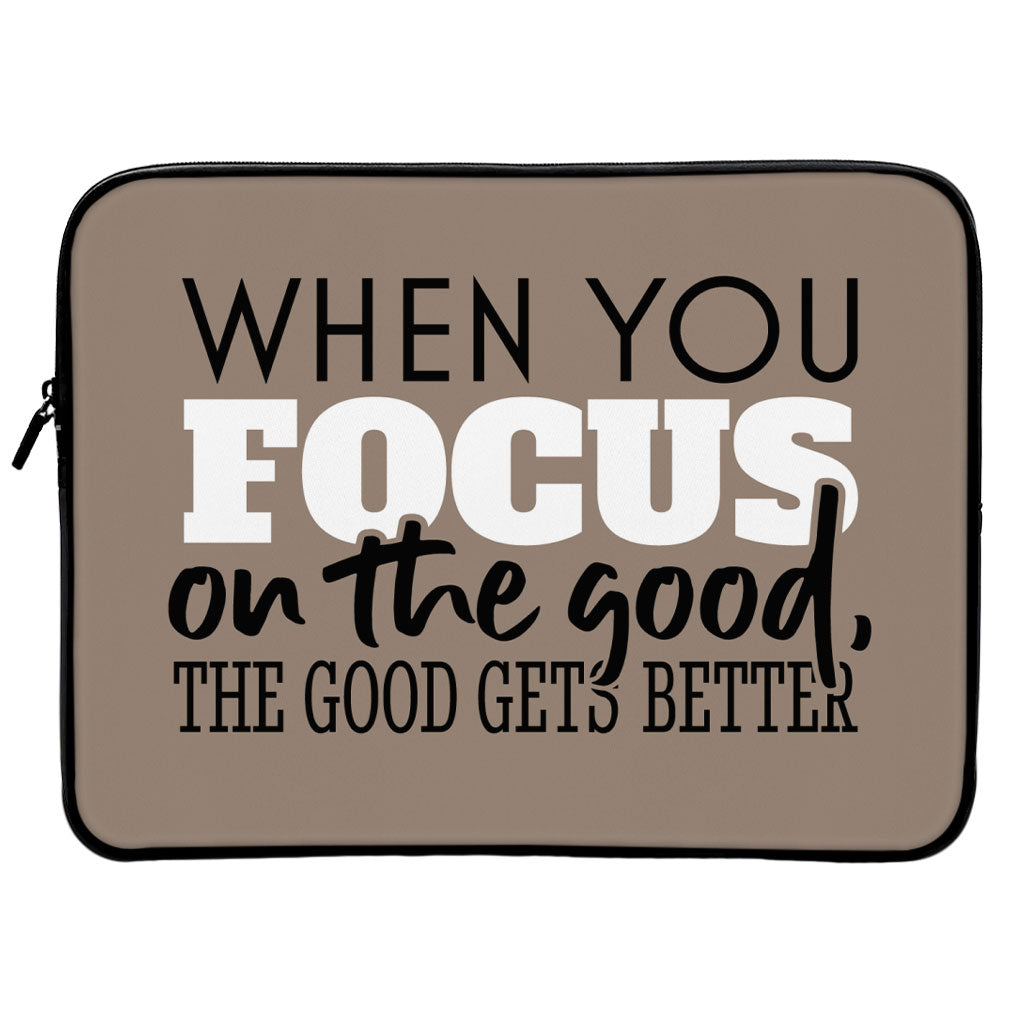 Focus on the Good MacBook Air 14" Sleeve - Cute Laptop Sleeve - Trendy MacBook Sleeve