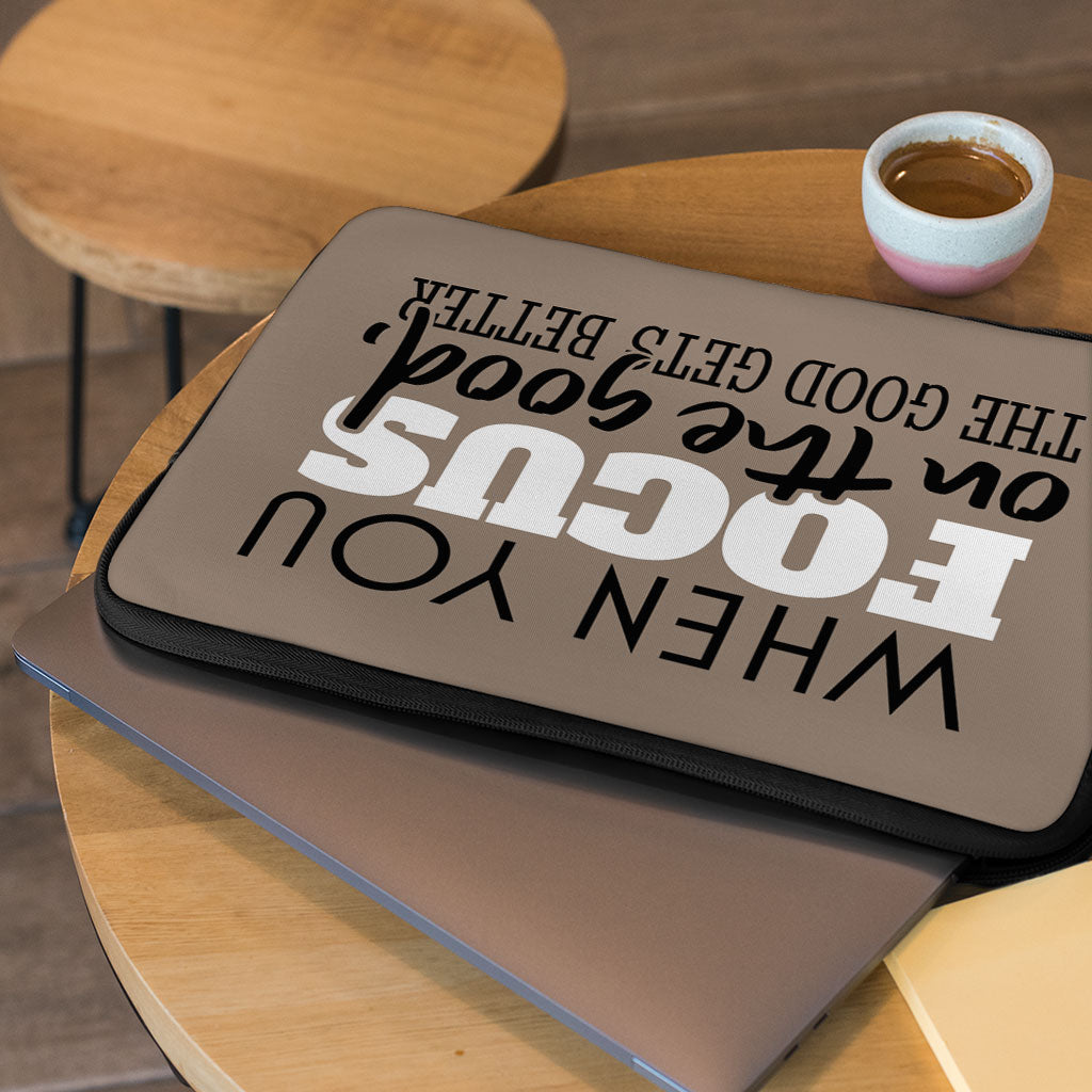 Focus on the Good MacBook Air 14" Sleeve - Cute Laptop Sleeve - Trendy MacBook Sleeve