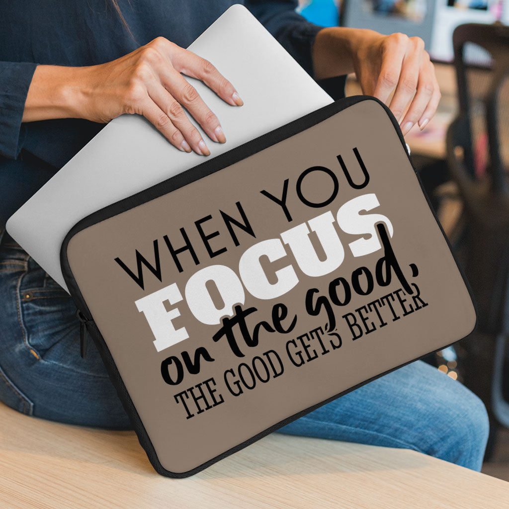 Focus on the Good MacBook Air 14" Sleeve - Cute Laptop Sleeve - Trendy MacBook Sleeve