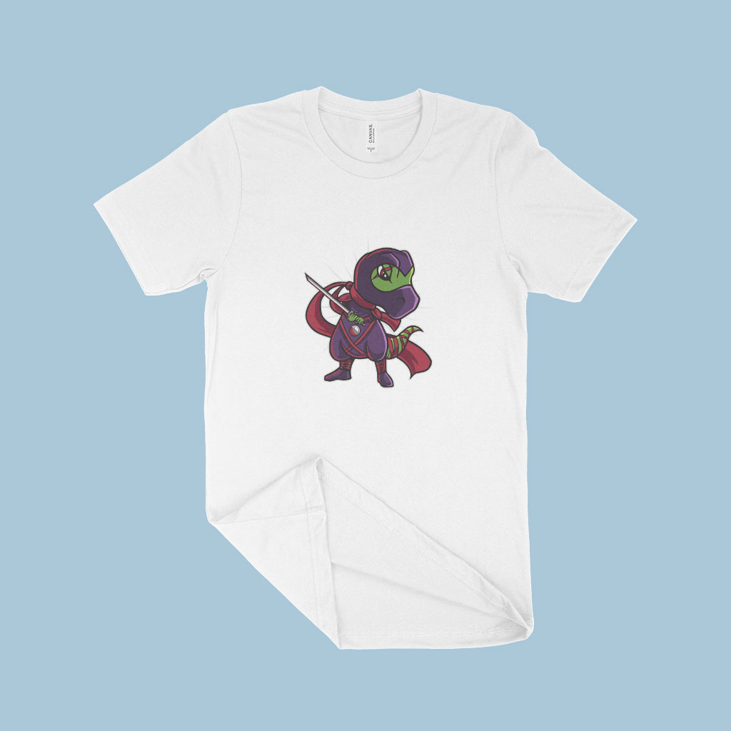 Ninja Dinosaur T-Shirt Made in USA