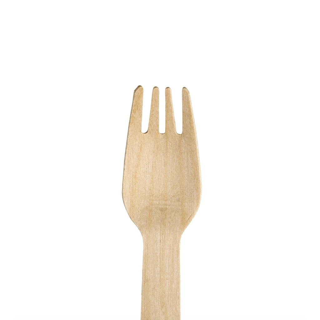 Birchwood Disposable Forks (100 Pcs)