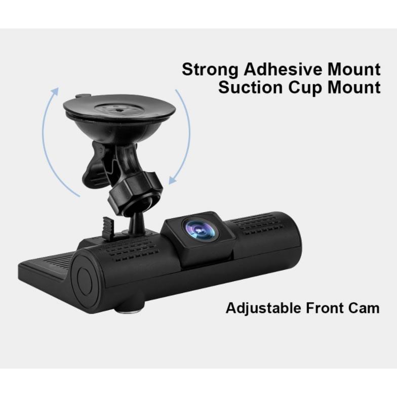 Safe Drive Dual Camera Car Dash Cam With Large Screen