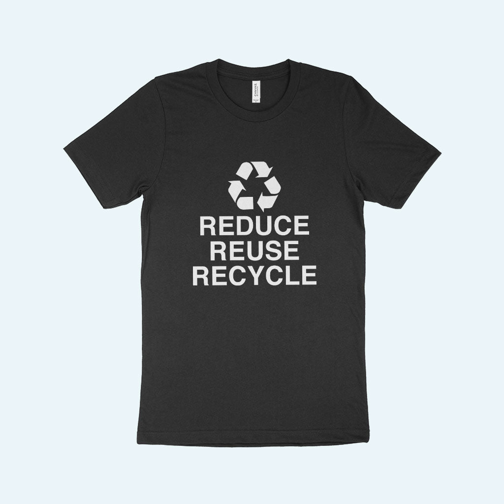 Reduce Reuse Recycle Unisex Jersey T-Shirt Made in USA