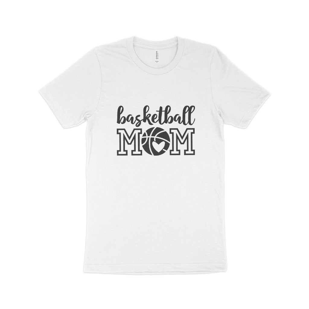 Basketball Mom Women’s Jersey T-Shirt Made in USA