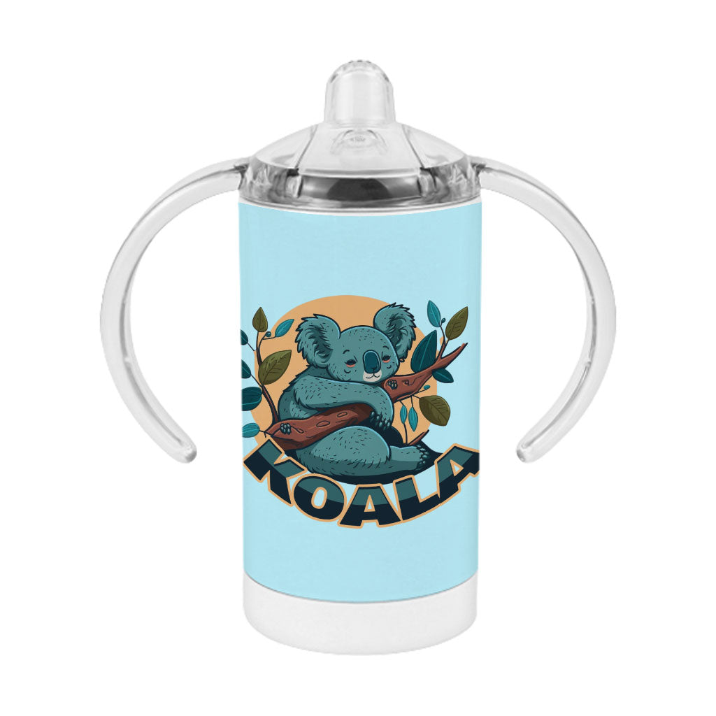 Koala Sippy Cup - Cute Animal Baby Sippy Cup - Printed Sippy Cup