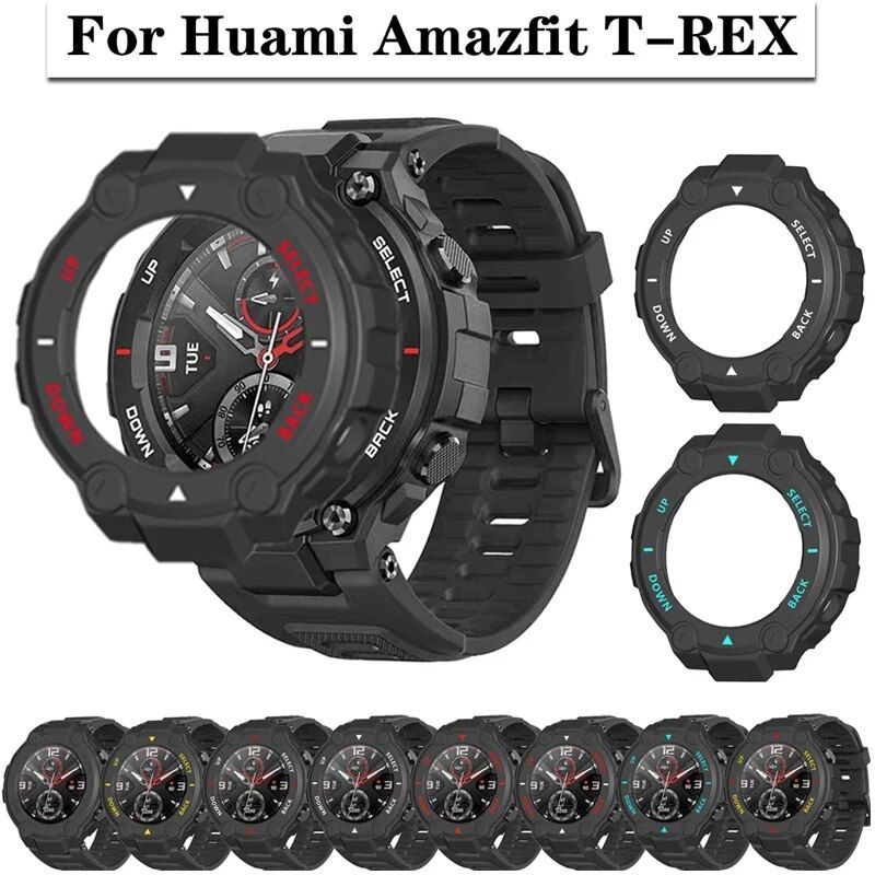 Amazfit T-Rex Series Rugged Smartwatch Protector Case - Edge Bumper & Screen Guard