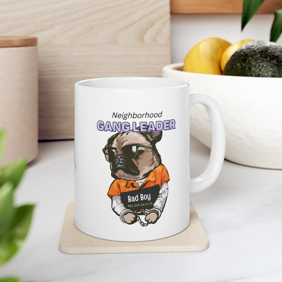 Pug Gang Leader Mug