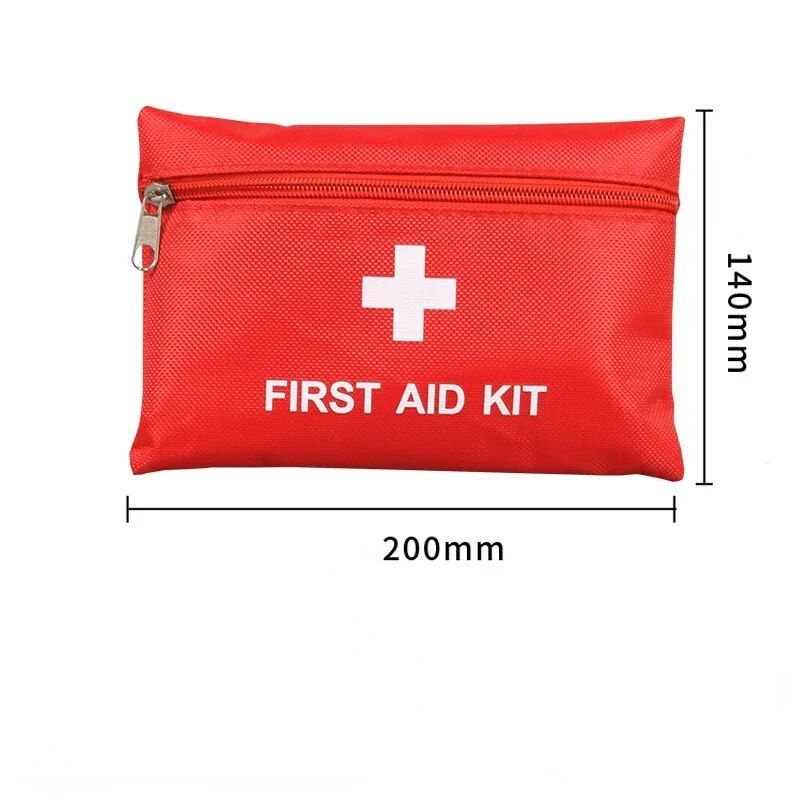 Compact 12Pcs Outdoor First Aid & Emergency Survival Kit