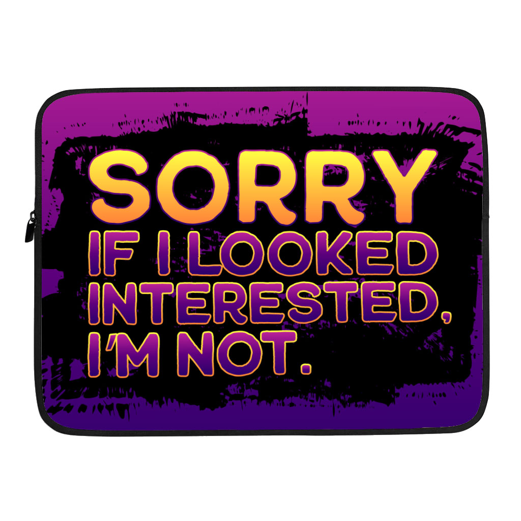 Sarcastic Dell 16" Sleeve - Graphic Laptop Sleeve - Funny Design Laptop Sleeve with Zipper