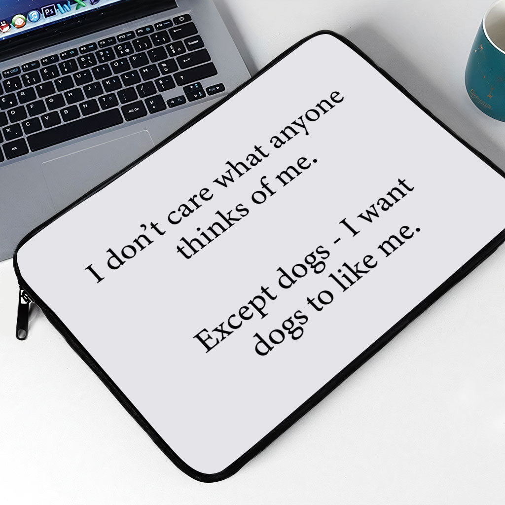 Dog Lover MacBook Pro 14" Sleeve - Printed Laptop Sleeve - Funny MacBook Sleeve