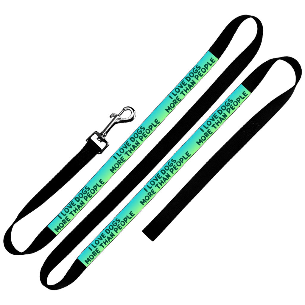 I Love Dogs Pet Leash - Printed Leash - Quotes Leash for Dogs