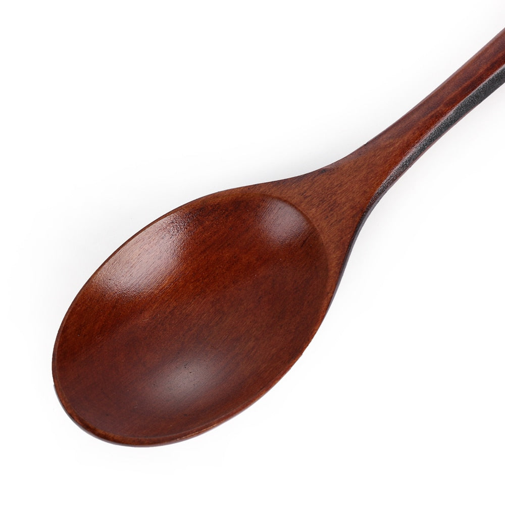 1PC Handmade Solid Wooden Spoons For Drinking