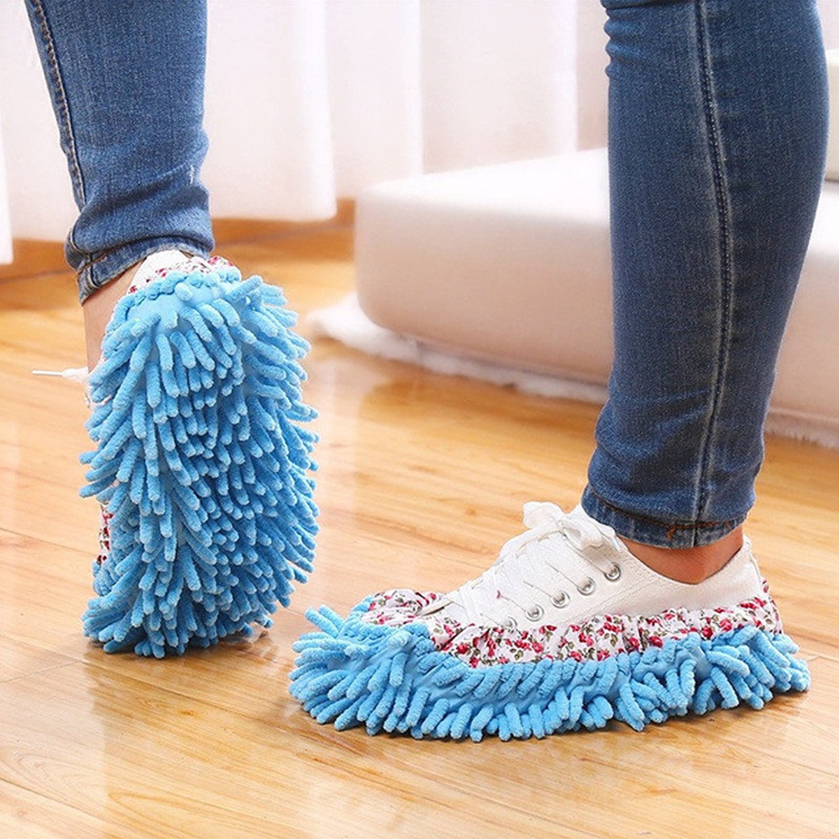 Lazy Maid Quick Mop Slip-On Slippers 3 pairs (6 pcs)