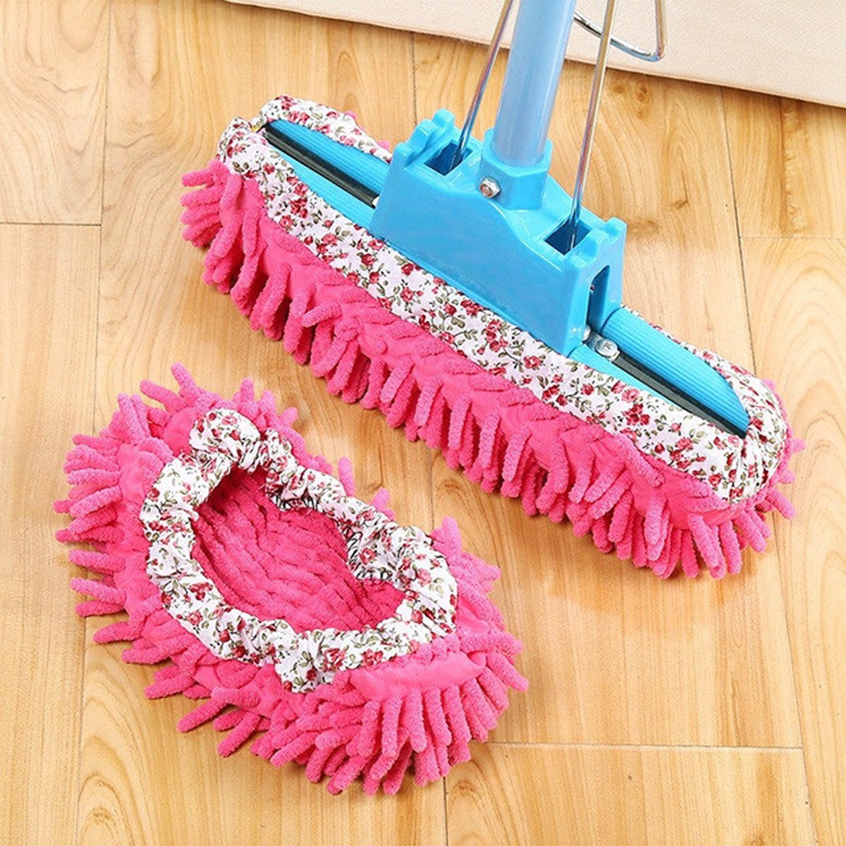 Lazy Maid Quick Mop Slip-On Slippers 3 pairs (6 pcs)