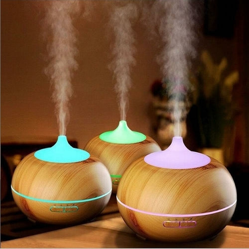 Mistyrious Essential Oil Humidifier Natural Oak Design With Easy