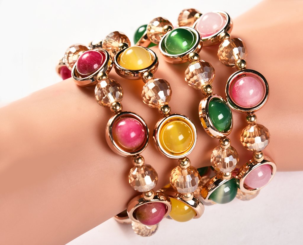 Colorful Agate Bracelet