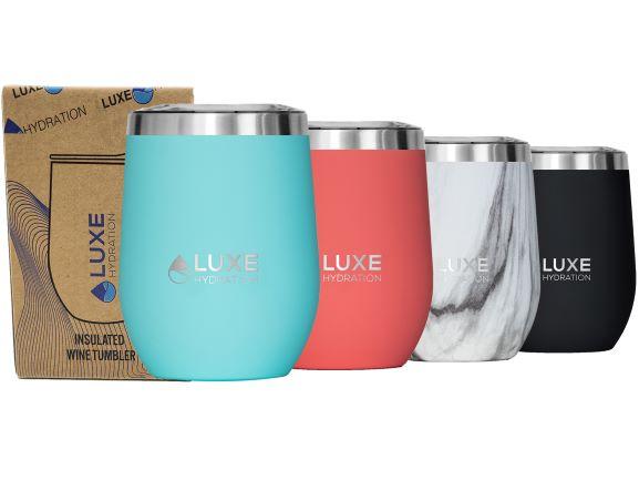 12oz Insulated Stainless Steel Wine Tumbler - Beach Glass