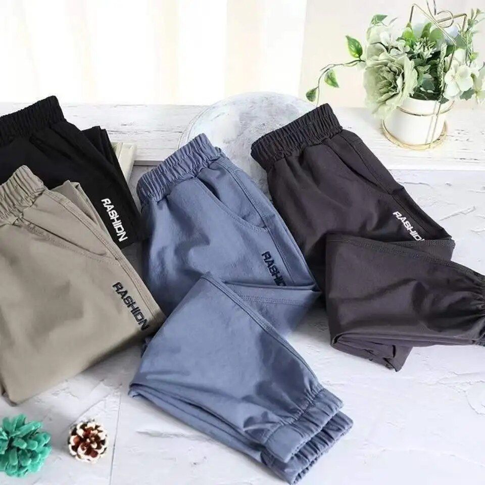 Kids Summer Sports Pants: Lightweight, Casual Trousers for Boys Aged 4-14