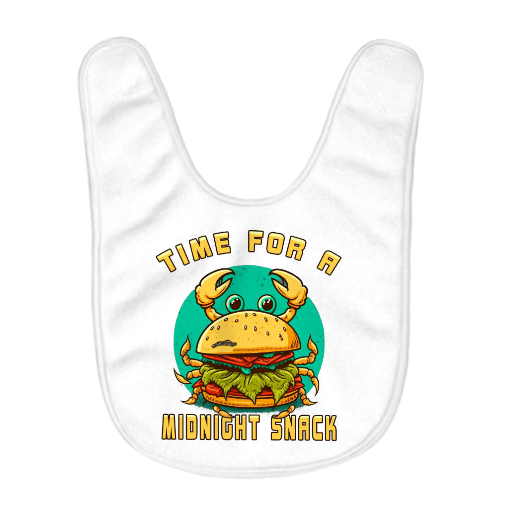 Midnight Snack Baby Bibs - Food Baby Feeding Bibs - Cute Bibs for Eating