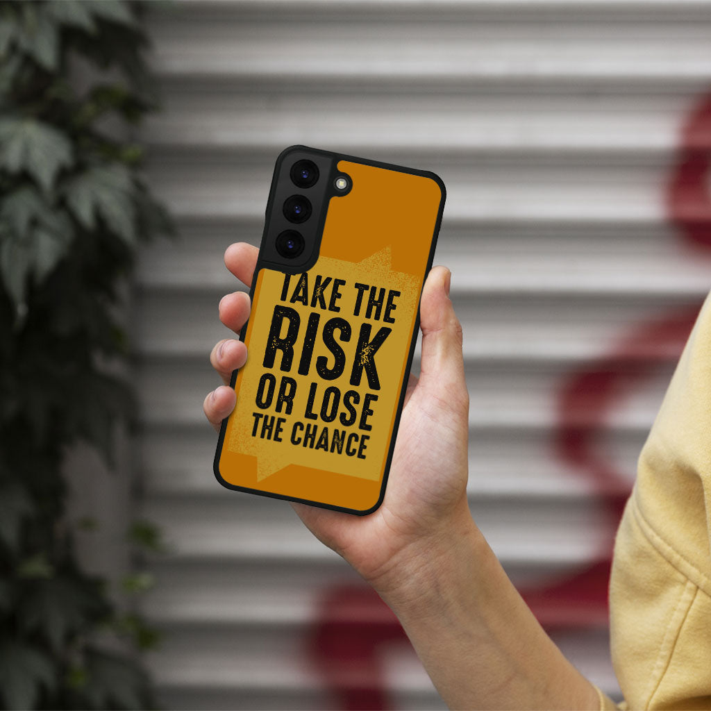 Take the Risk Samsung S22 Phone Case - Cool Phone Case for Samsung S22 - Trendy Samsung S22 Phone Case