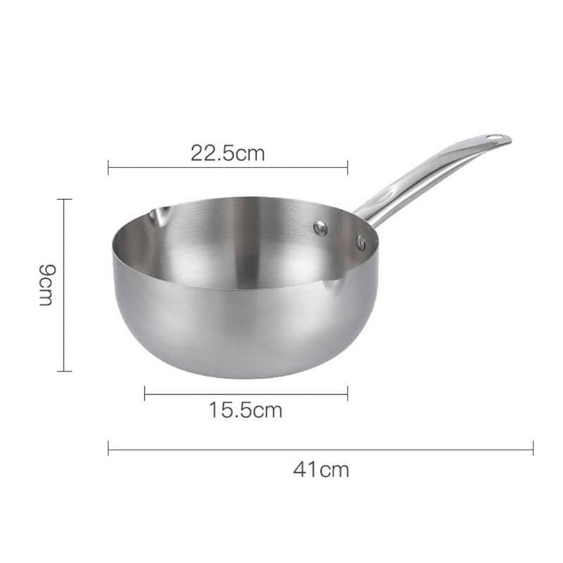 Versatile Stainless Steel Nonstick Saucepan