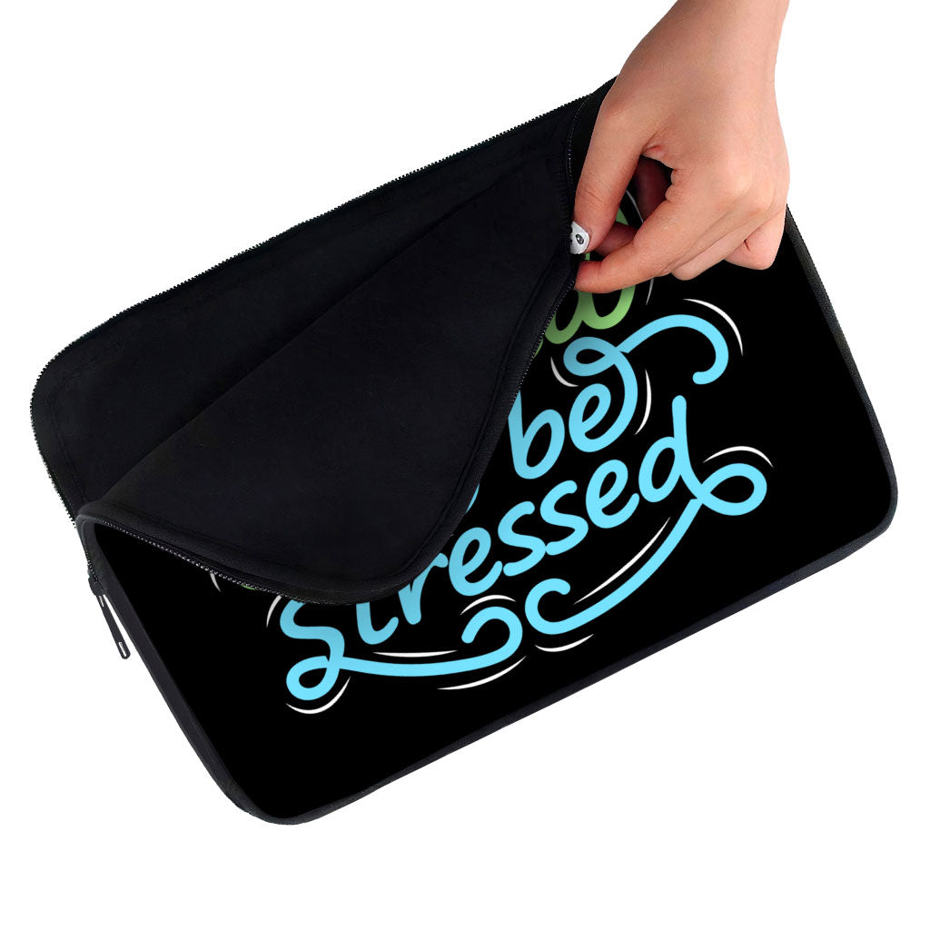 Too Blessed To Be Stressed iPad Sleeve - Funny Tablet Sleeve - Creative Carrying Case