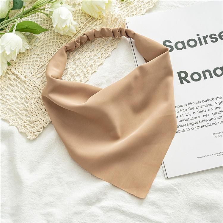 Elegant Chiffon Triangle Hair Scarf