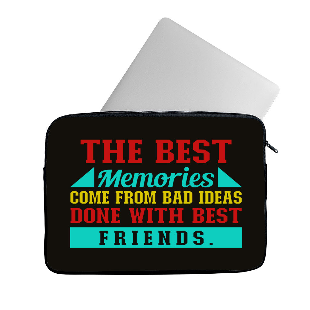 Best Friend Quotes MacBook Pro 14" Sleeve - Funny Design Laptop Sleeve - Graphic MacBook Sleeve