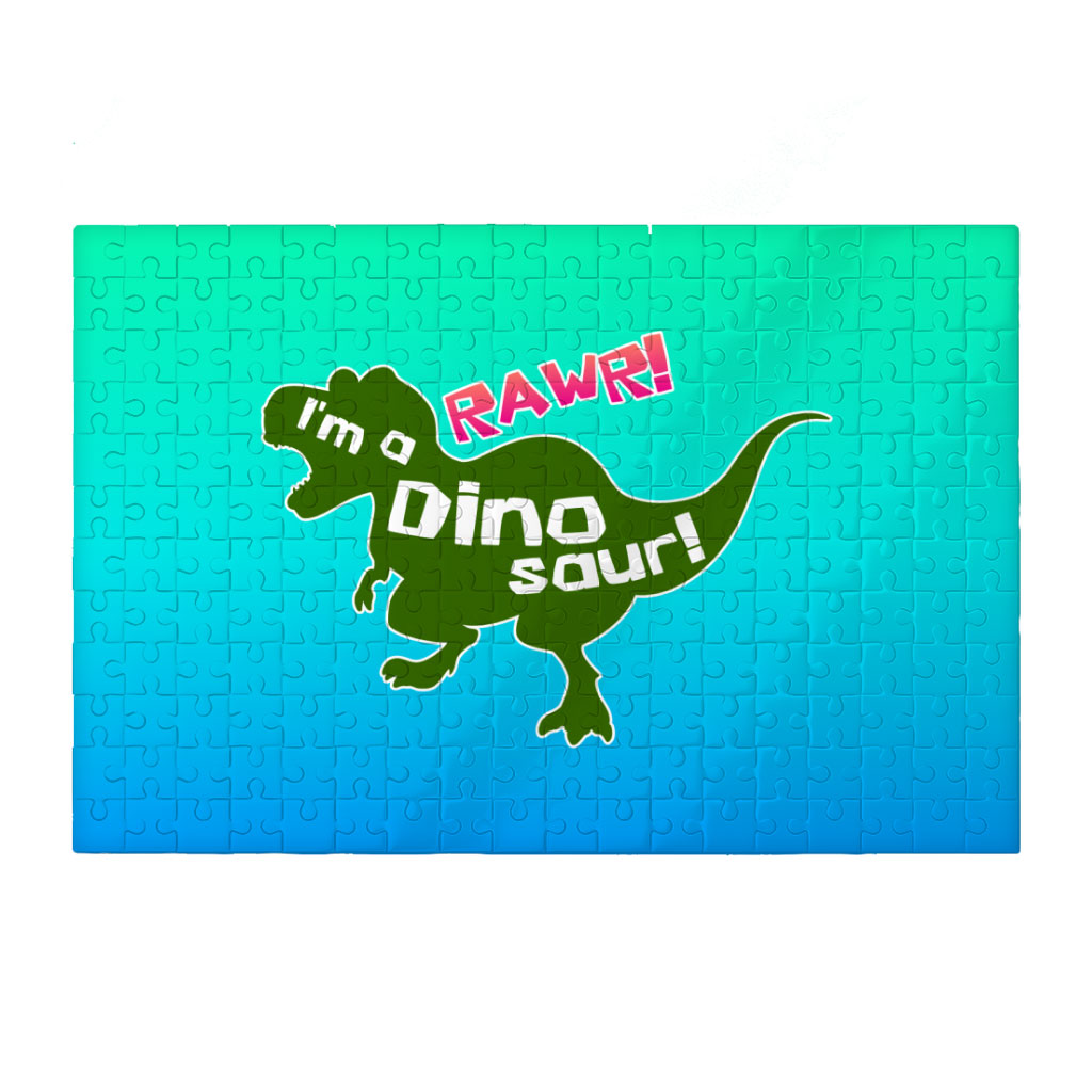 I'm a Dinosaur Puzzles - Illustration Jigsaw Puzzle - Cool Trendy Puzzles