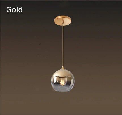 Elegant Modern Glass Pendant Light - Dining Room & Bedroom Decor